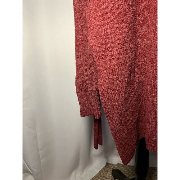 Free People Harper Knit Cardigan Sweater XS Maroon Long Sleeve Casual - Picture 6 of 12